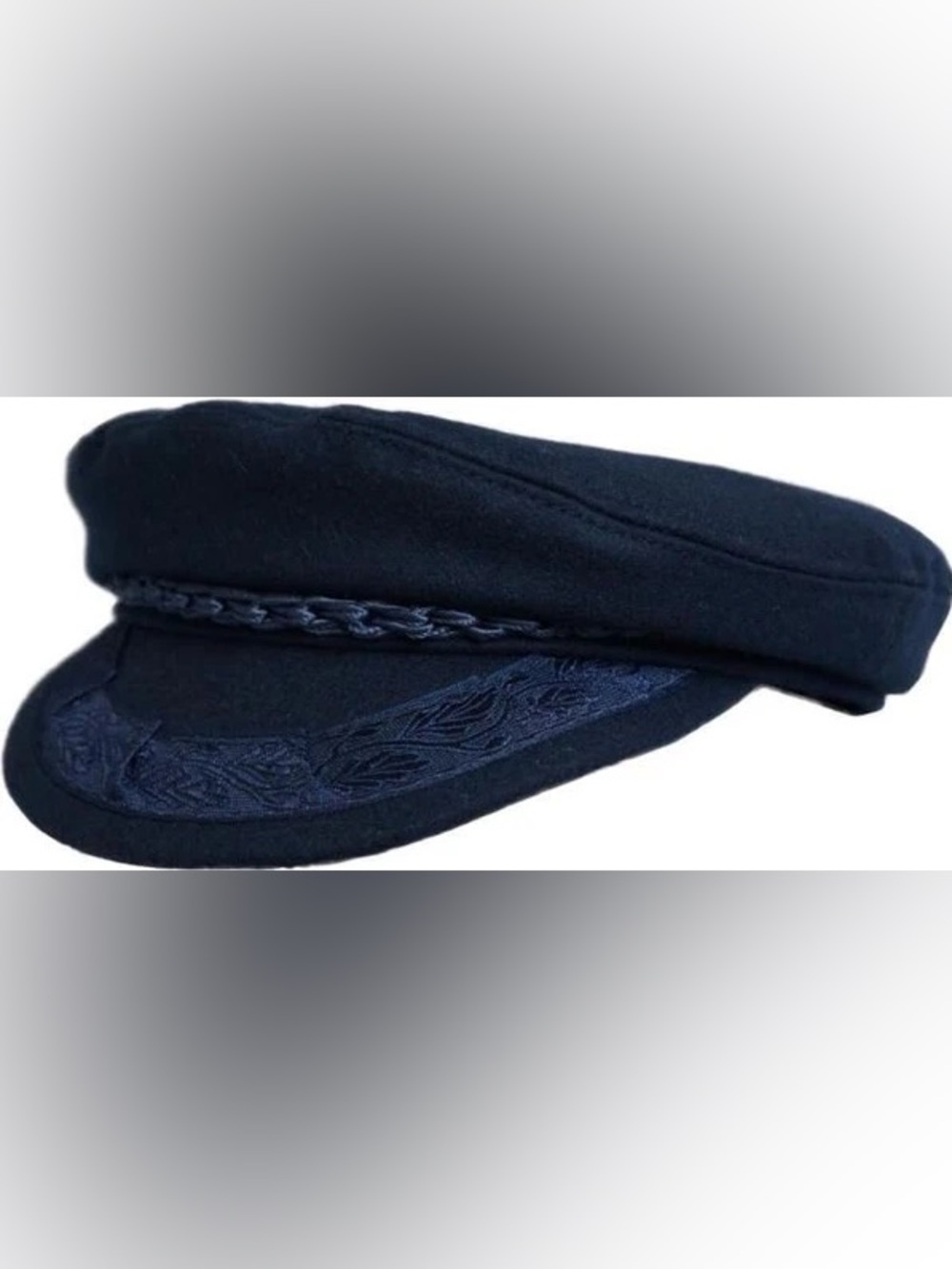 Aegean brand navy blue Greek fisherman's cap new with tags - Picture 4 of 13
